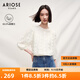 艾諾絲雅詩(shī)【商場(chǎng)同款】春秋新品萊賽爾通勤高級感七分袖雪紡衫女30715003 奶油米 L