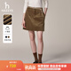 哈吉斯（HAZZYS）女裝 秋季女士【PHIZ系列】復(fù)古風(fēng)燈芯絨A型短裙女 米色BI S (155/68A 36)