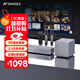 山水（SANSUI）家用回音壁SOUNDBAR電視音響家庭影院KTV套裝無(wú)線(xiàn)藍牙音箱卡拉OK低音炮K歌雙話(huà)筒 93S
