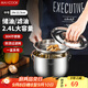 美廚（maxcook）304不銹鋼豬油罐調(diào)料盆 豬油盆調(diào)味罐調(diào)料缸2.4L帶蓋帶網(wǎng)MCWA1631