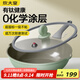 炊大皇炒鍋陶瓷外壁鈦盾0氟不粘鍋微壓不粘平底炒鍋32cm