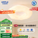 歐普（OPPLE）LED吸頂燈Ra95高顯色奶油風(fēng)臥室智控全光譜43瓦 奶油曲奇包安裝