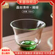 禾器·斑斕禾器晶彩品茗杯清杯雅杯達(dá)杯高硼硅純手工玻璃和器主人杯透明茶杯 晶彩清杯-湖綠色-100ml