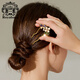 Royal sasa皇家莎莎森系花朵蝴蝶發(fā)簪U型發(fā)卡頭花古風(fēng)發(fā)飾插梳簪子發(fā)釵