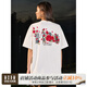 MEDM25SS玫瑰刺繡T恤女夏季美式設(shè)計(jì)感休閑短袖男潮牌情侶款上衣 白玫瑰 L