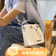 MICHAEL KORS女包 MICHAEL KORS 邁克高仕 水桶包單肩包鏈條包 suri系列 白色槍灰35T0U2UC0U-WHITE