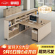 森菲亞 辦公桌椅組合辦公室職員工位簡(jiǎn)約財務(wù)卡座電腦桌