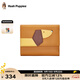 暇步士（Hush Puppies）女士錢(qián)包女短款簡(jiǎn)約短款零錢(qián)包節生日禮物送女友老婆 橙色