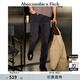 Abercrombie & Fitch男裝春秋美式仿舊水洗高腰直筒牛仔褲KI131-2414 黑色水洗 31 (180/78A)標(biāo)準(zhǔn)版