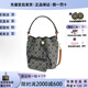 湯麗柏琦TORY BURCH【娜扎同款】湯麗柏琦手提包波士頓包女士水桶包斜挎包 海軍藍新版中桶21*21*12