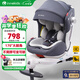 innokids兒童安全座椅汽車用0-4-12歲360度旋轉嬰兒i-size車載 夢幻守護者 【旗艦款】魔力灰+可折疊支撐腿