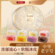 廣州酒家 冰炫七星月餅禮盒 540g 8個(gè)裝 中秋冰皮月餅芒果巧克力流心送禮