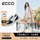 愛步（ECCO）*板鞋女 夏季軟面休閑鞋舒適運(yùn)動(dòng)女鞋 街頭720系列209713 HL 黑色/白色20971350669 36