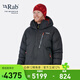 Rab男款連帽科技面料羽絨服800篷歐洲鵝絨高山保暖耐磨300gQDN-60 黑色(BL) M