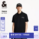 杰克·瓊斯（JACK&JONES）男裝25年速干POLO衫男士翻領(lǐng)短袖T恤夏季潮流寬松休閑戶(hù)外半袖 E40黑色 常規 L