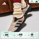 adidas ADIPUFF面包鞋柔軟舒適保暖棉鞋秋冬阿迪達斯官方輕運動(dòng) 卡其色/黑色 36.5