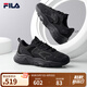 FILA（斐樂）官方男子跑步鞋MARS II火星二代新款七夕送復古運動鞋 黑色-BK-F12M141116F 42