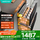 華帝（VATTI）消毒柜家用嵌入式小飛碟100升大容量?jì)砷T(mén)三抽消毒碗柜全天候巡航紫外線(xiàn)120度高溫三重消毒i13036