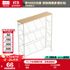林氏家居掛衣架簡易家用可移動(dòng)衣帽架雙桿鞋架置物架LS707N2