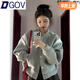 DGOV小個子外套女棒球服秋季款法式小眾設(shè)計感加絨夾克上衣網(wǎng)紅ins潮 灰色【春秋款】zt L （90-105斤）