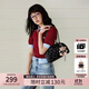 歐時(shí)納（JUST STAR）明星同款法棍包包女款2025年新單肩包輕奢波士頓保齡球腋下包禮物