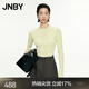 JNBY/江南布衣秋冬美麗諾羊毛針織衫女圓領(lǐng)撞色拼接毛衣5O0312880 750/黃色系多彩混雜色 M