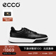 愛步（ECCO）休閑板鞋男 25年秋季新款厚底運動男鞋 街頭球鞋539814 黑色 53981451052 41