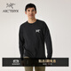 ARC'TERYX始祖鳥(niǎo) KRAGG SL COTTON BIRD TILE LS 男子 棉質(zhì)長(cháng)袖T恤 黑色/極地白 M