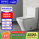 DURAVIT（杜拉維特）家用馬桶 虹吸式坐便器抗菌節水普通馬桶蓋 緩降蓋板 215701（ 普通蓋板-305坑距）