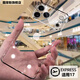 圖摩斯蘋果17promax手機殼 iphone17promax無邊框保護套透明半包air防摔裸感時尚個性簡約散熱硬殼 【全透明】自帶鏡頭膜 iPhone 17 Pro Max