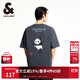 杰克·瓊斯（JACK&JONES） 百搭潮流胸前肌理感膠印背后熊貓圖案T恤短袖上衣男裝225201093