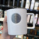 星巴克（Starbucks）星巴克杯子白色陶瓷咖啡種植銅章馬克杯高顏值送禮大容量咖啡水杯 咖啡種植銀色印章馬克杯473ml