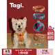Tagi.《i》想象狗狗牽引繩中小型犬遛狗項圈狗繩背心式胸背 柑橘蘋果【胸背】M建議10kg以下