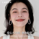 LnieerS925銀針愛心耳環(huán)女輕奢小眾設(shè)計(jì)感耳釘2025新款高級感百搭耳飾品 【S925銀針】銀色愛心耳環(huán)