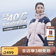 思凱樂1000蓬戶外羽絨服男耐磨加厚大鵝絨拒水防風(fēng)極寒服 【女款】粉色1000蓬鵝絨 XL