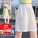 McTicco女童速干褲薄款2025新款夏季女童運動褲夏裝女大童短褲外穿五分褲 18518白 150 150cm