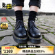 馬丁博士（Dr.Martens）1461 Bex秋新款爆款通勤光面皮小厚底皮鞋 黑色 38