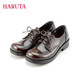 HARUTAHaruta4902粗跟單鞋女平底英倫鞋子女學(xué)生百搭森日系jk制服小皮鞋 棕色 35