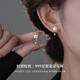 芯奢999純銀后掛花朵耳環(huán)女輕奢小眾設(shè)計(jì)感足銀2025新款爆款足銀耳飾【999足銀】后掛花朵耳環(huán)一對(duì)