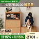 小半家具北歐實(shí)木鞋柜家用小戶(hù)型門(mén)口薄柜日式簡(jiǎn)約入戶(hù)藤編玄關(guān)收納柜 【櫻桃木】袋鼠鞋柜-薄款高柜