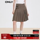 ONLY時(shí)尚不規則下擺開(kāi)叉百褶半身裙女|123116018 E05蹦極繩索 S (160) 64A/SR