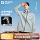 探路者(TOREAD)劉昊然同款單層沖鋒衣外套戶外防風雨登山服 青灰綠男 M