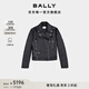 BALLY巴利【尊享折扣】黑色皮革女士夾克外套6238421 黑色 42