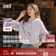 森馬外套女短款寬松純色夾克2025春秋復(fù)古休閑棒球領(lǐng)109125108005