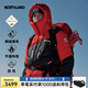 諾詩蘭男士戶外95鵝絨防風(fēng)保暖GORE-TEX羽絨服NDJDH5693S 奧紅色/純黑色 M 170