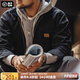 馬登工裝底特律獵裝夾克男美式復(fù)古J001巴恩風(fēng)翻領(lǐng)谷倉外套秋季新款 黑色 【男士休閑外套/高級感痞帥】 L