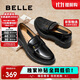 百麗舒適通勤樂(lè )福2025新休閑百搭女鞋B2561AA5 黑色 38