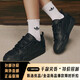 阿迪達斯（adidas）ADI2000千禧風(fēng)復古經(jīng)典低幫運動(dòng)板鞋男女三葉草 黑色/白色 25 415MM