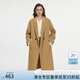 范思藍(lán)恩經(jīng)典戧駁領(lǐng)落肩西裝呢子大衣外套氣質(zhì)顯瘦中長外套14217 金典駝 XS