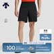 DESCENTE迪桑特RUNNING系列跑步運動(dòng)健身男士梭織短褲 BK-黑色 L (175/84A)